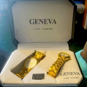 Golden Geneva Classic Collection Watches